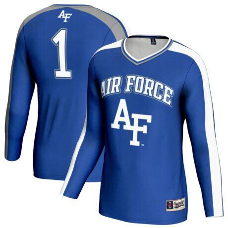Air Force Falcons GameDay Greats Unisex #1 Lightweight Volleyball Fashion Jersey - Royal