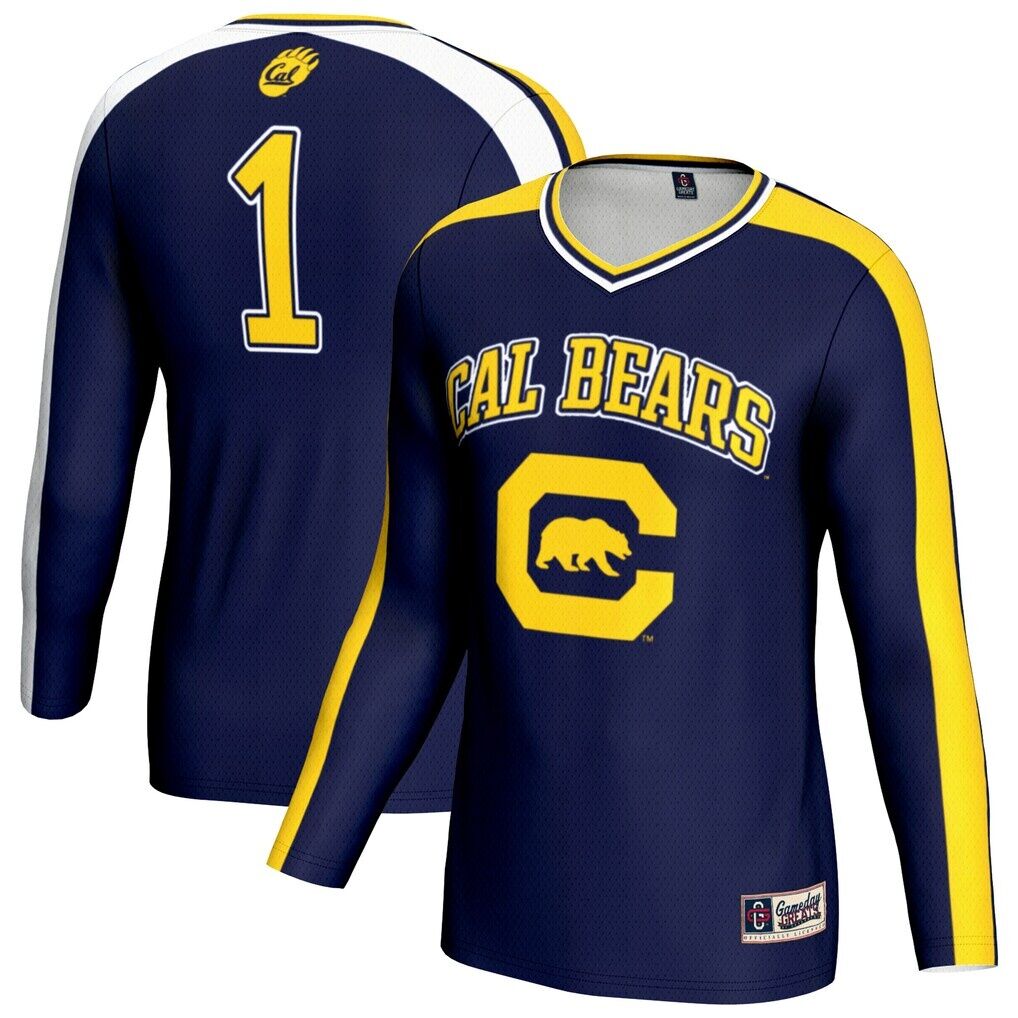 Cal Bears GameDay Greats Unisex #1 Lightweight Volleyball Fashion Jersey