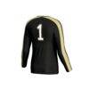 Colorado Buffaloes GameDay Greats Unisex #1 Lightweight Volleyball Fashion Jersey - Black - Detail View