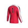 Georgia Bulldogs GameDay Greats Unisex #1 Lightweight Volleyball Fashion Jersey - Red - Detail View