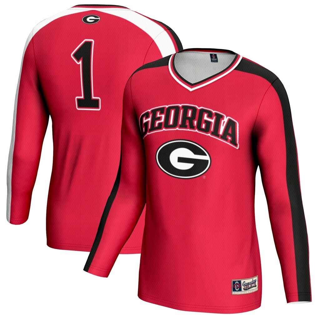 Georgia Bulldogs GameDay Greats Unisex #1 Lightweight Volleyball Fashion Jersey