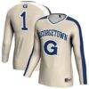 Georgetown Hoyas GameDay Greats Unisex #1 Lightweight Volleyball Fashion Jersey - Gray - Front View