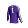 Kansas State Wildcats GameDay Greats Unisex #1 Lightweight Volleyball Fashion Jersey - Purple - Detail View