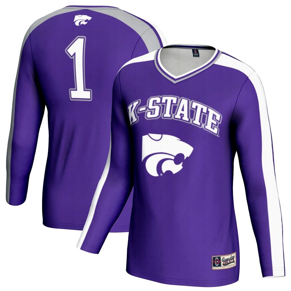 Kansas State Wildcats GameDay Greats Unisex #1 Lightweight Volleyball Fashion Jersey