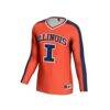 Illinois Fighting Illini GameDay Greats Youth #1 Lightweight Volleyball Fashion Jersey - Orange - Side View