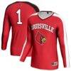 Louisville Cardinals GameDay Greats Youth #1 Lightweight Volleyball Fashion Jersey - Red - Front View