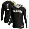 Colorado Buffaloes GameDay Greats Youth #1 Lightweight Volleyball Fashion Jersey - Black - Front View