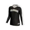 Colorado Buffaloes GameDay Greats Youth #1 Lightweight Volleyball Fashion Jersey - Black - Side View