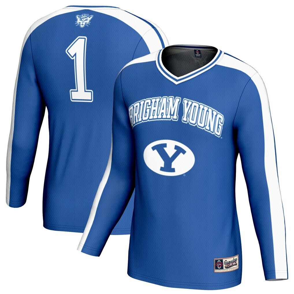 BYU Cougars GameDay Greats Youth #1 Lightweight Volleyball Fashion Jersey - Royal