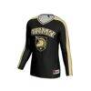 Army Black Knights GameDay Greats Youth #1 Lightweight Volleyball Fashion Jersey - Black - Side View