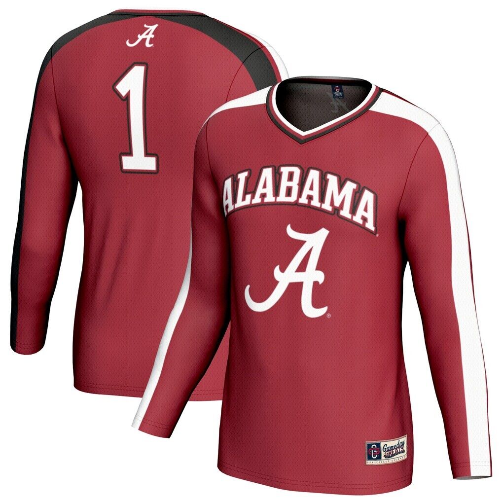 Alabama Crimson Tide GameDay Greats Youth #1 Lightweight Volleyball Fashion Jersey