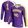 LSU Tigers GameDay Greats Youth #1 Lightweight Volleyball Fashion Jersey - Purple - Front View