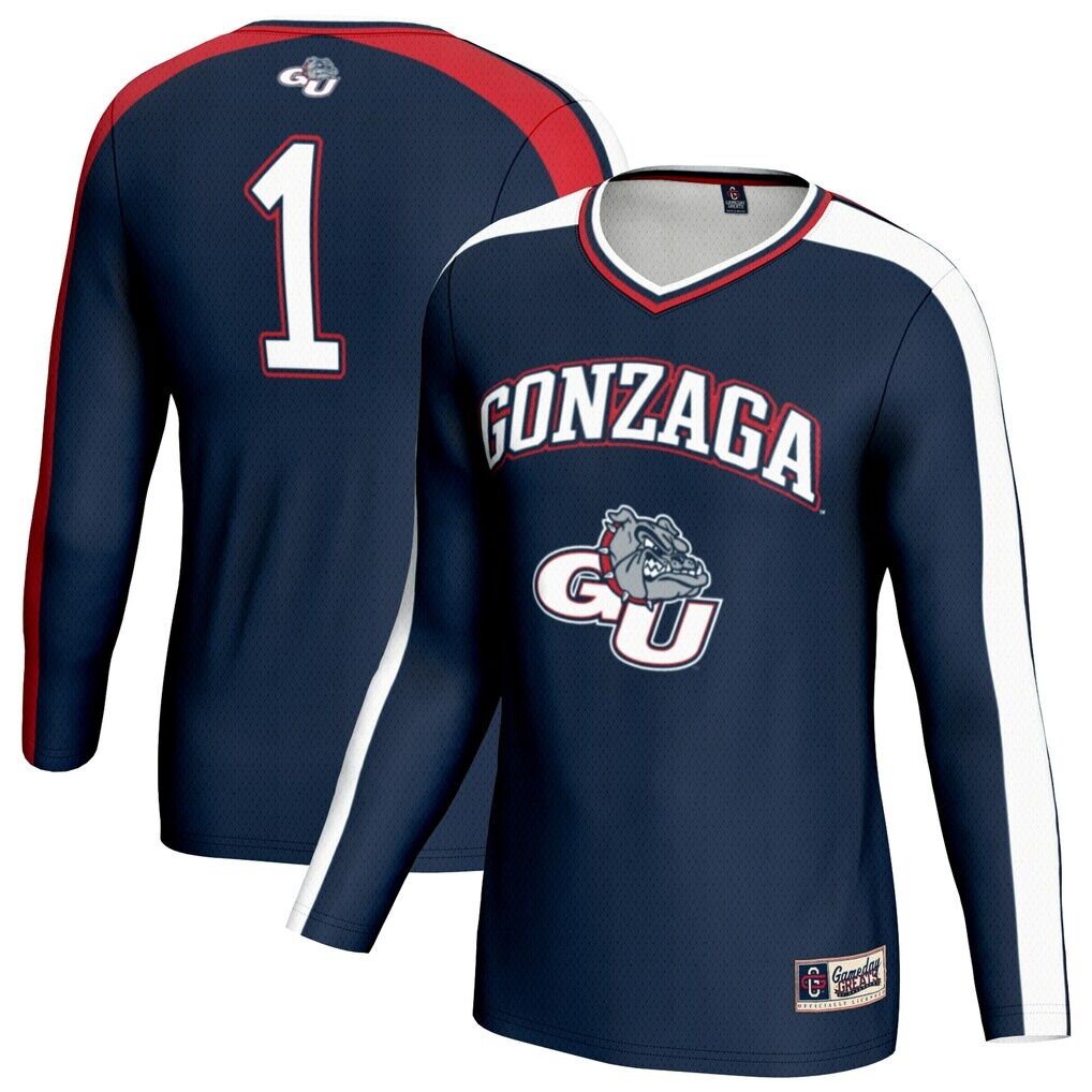 Gonzaga Bulldogs GameDay Greats Youth #1 Lightweight Volleyball Fashion Jersey