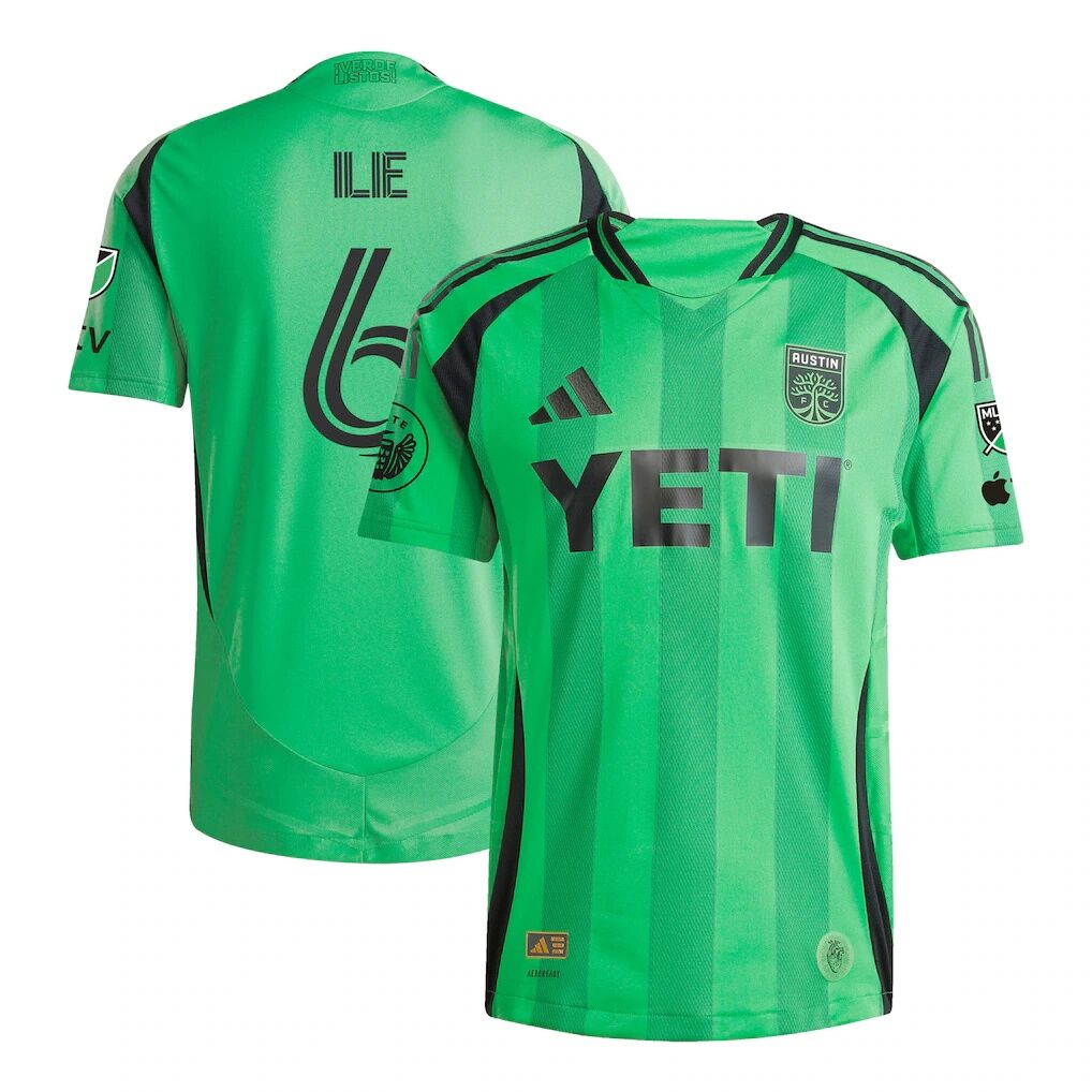 Ilie Sanchez Austin FC adidas 2025 The Heartbeat Kit Authentic Player Jersey