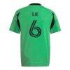 Ilie Sanchez Austin FC adidas Youth 2025 The Heartbeat Kit Replica Player Jersey - Green - Detail View