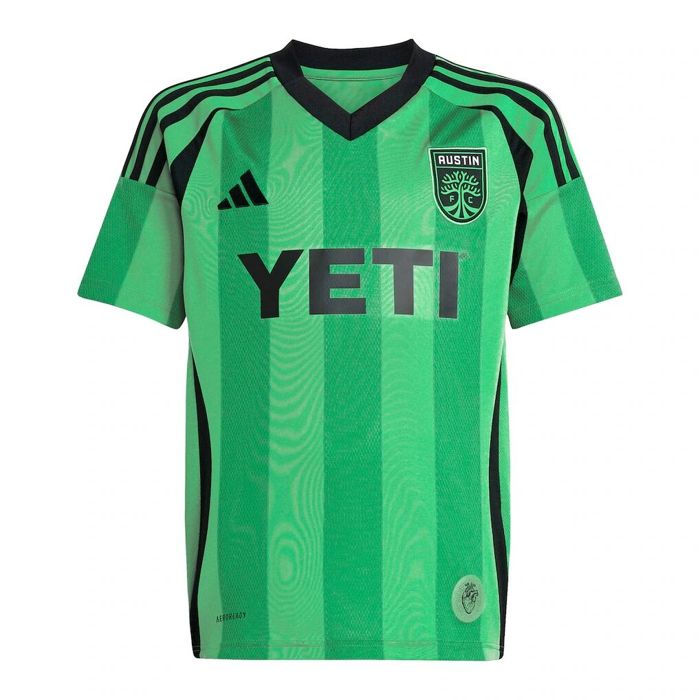 Ilie Sanchez Austin FC adidas Youth 2025 The Heartbeat Kit Replica Player Jersey