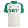 Ilie Sanchez Austin FC adidas 2024 The Armadillo Kit Replica Player Jersey - Tan - Side View