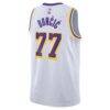 Luka Dončić Los Angeles Lakers Nike Unisex Swingman Jersey - White - Detail View