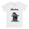 Miami Marlins Tiny Turnip Infant Sloth T-Shirt - White - Front View