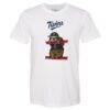 Minnesota Twins Tiny Turnip Unisex Sloth T-Shirt - White - Front View