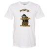 Pittsburgh Pirates Tiny Turnip Unisex Sloth T-Shirt - White - Front View