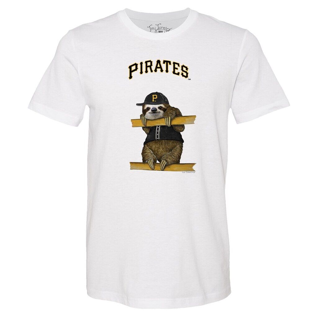 Pittsburgh Pirates Tiny Turnip Unisex Sloth T-Shirt