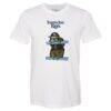 Tampa Bay Rays Tiny Turnip Unisex Sloth T-Shirt - White - Front View