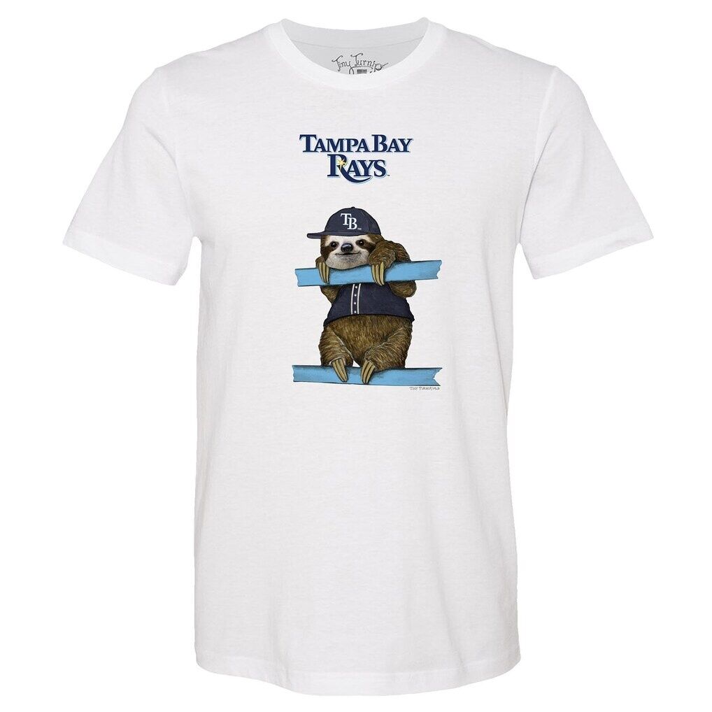 Tampa Bay Rays Tiny Turnip Unisex Sloth T-Shirt
