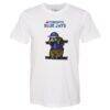 Toronto Blue Jays Tiny Turnip Unisex Sloth T-Shirt - White - Front View