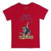 St. Louis Cardinals Tiny Turnip Infant Velociraptor T-Shirt - Red - Front View