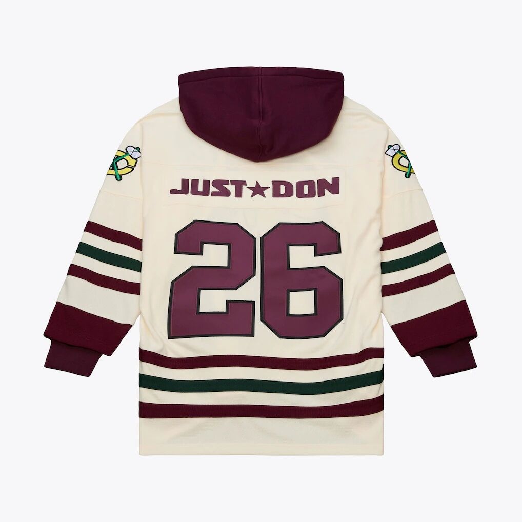Chicago Blackhawks Mitchell & Ness x Just Don Jersey Hoodie