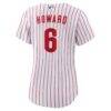 Ryan Howard Philadelphia Phillies Nike Women's Replica Jersey - White - Detail View
