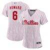 Ryan Howard Philadelphia Phillies Nike Women's Replica Jersey - White - Front View