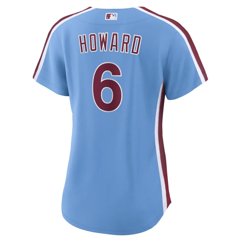 Ryan Howard Philadelphia Phillies Nike Women's Replica Jersey - Light Blue