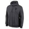Pittsburgh Pirates Nike Authentic Collection Player Raglan Dri-FIT Full-Zip Hoodie - - Alt1