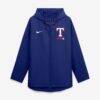 Texas Rangers Nike Authentic Collection Raglan Therma-FIT Full-Zip Hooded Jacket - - Alt1