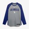 Los Angeles Dodgers Nike Authentic Collection Raglan Dri-FIT Sweatshirt - - Front View
