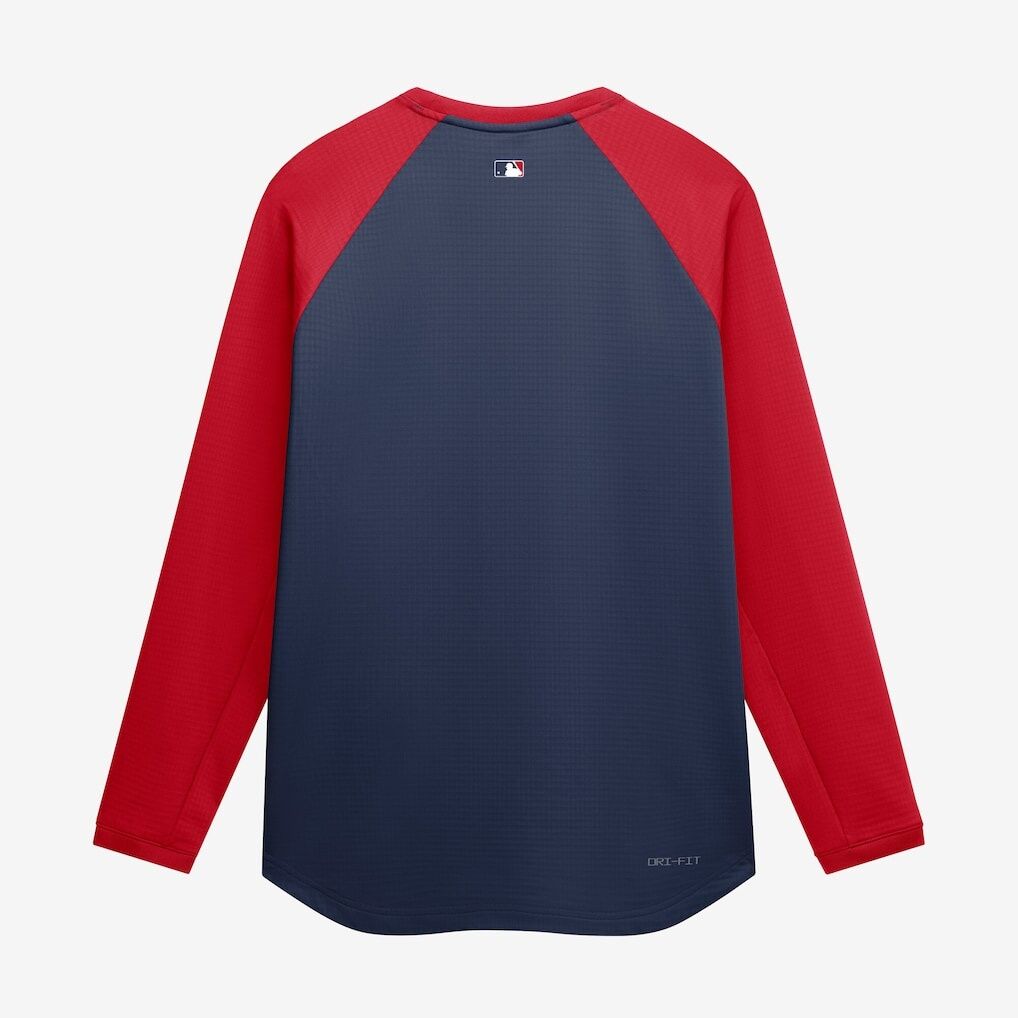 Los Angeles Angels Nike Authentic Collection Raglan Dri-FIT Sweatshirt