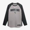Chicago White Sox Nike Authentic Collection Raglan Dri-FIT Sweatshirt - Gray - Alt1
