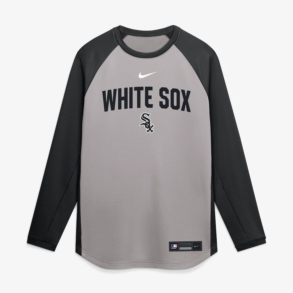 Chicago White Sox Nike Authentic Collection Raglan Dri-FIT Sweatshirt