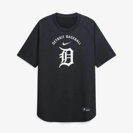 Detroit Tigers Nike Authentic Collection Batting Practice Pre-Game Raglan Dri-FIT Top