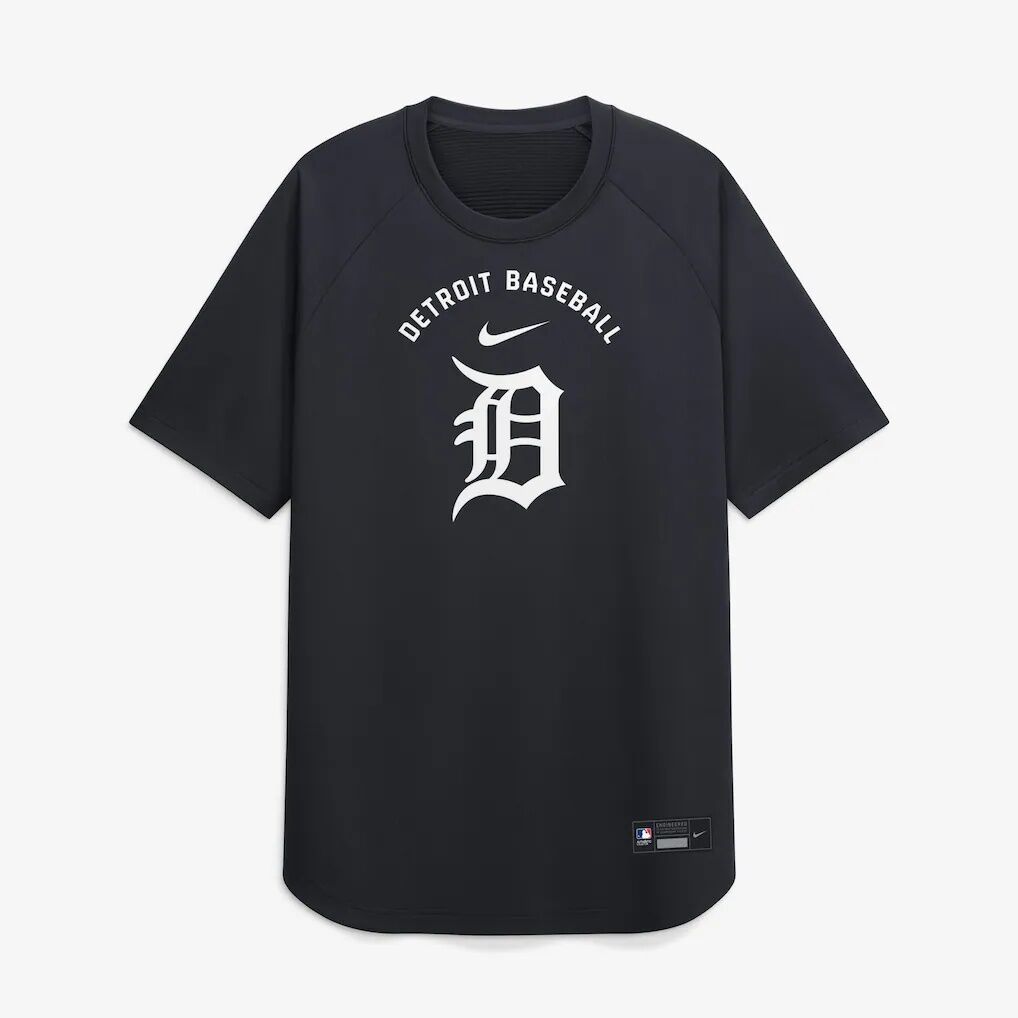 Detroit Tigers Nike Authentic Collection Batting Practice Pre-Game Raglan Dri-FIT Top
