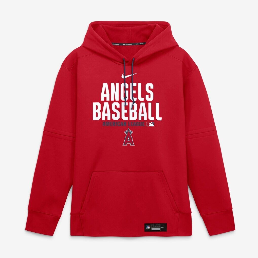 Los Angeles Angels Nike Authentic Collection Therma-FIT Hoodie
