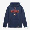 Houston Astros Nike Authentic Collection Therma-FIT Hoodie - Navy - Alt2