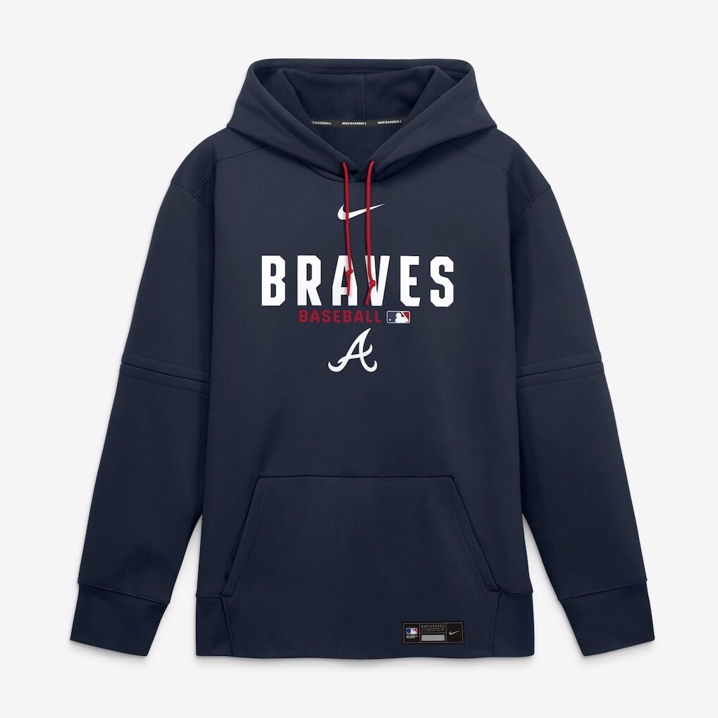 Atlanta Braves Nike Authentic Collection Therma-FIT Hoodie