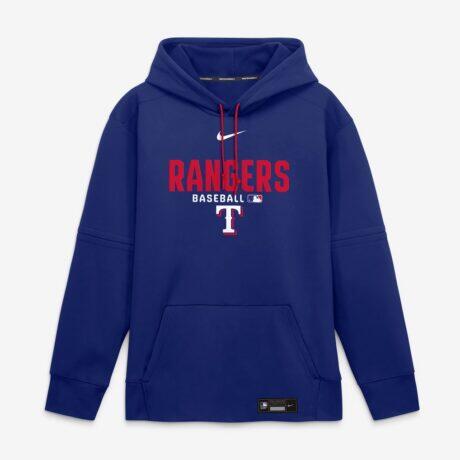 Texas Rangers Nike Authentic Collection Therma-FIT Hoodie - - Alt1