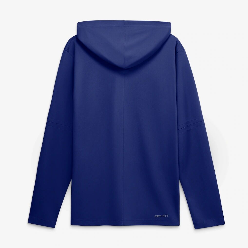 Los Angeles Dodgers Nike Authentic Collection Dri-FIT Long Sleeve Hooded T-Shirt – Royal