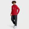 Los Angeles Angels Nike Authentic Collection Dri-FIT Long Sleeve Hooded T-Shirt - Red - Detail View