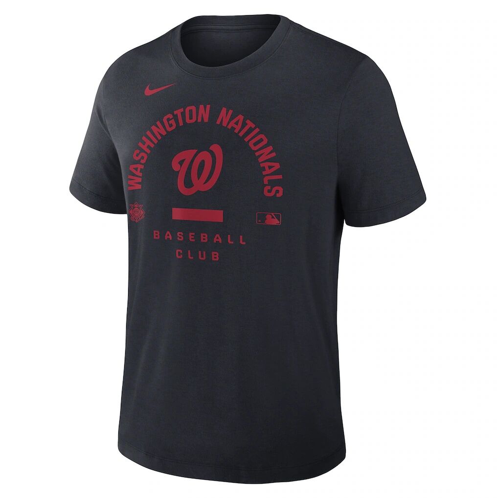 Washington Nationals Nike Authentic Collection Early Work Tri-Blend Dri-FIT T-Shirt