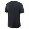 Detroit Tigers Nike Authentic Collection Early Work Tri-Blend Dri-FIT T-Shirt - Navy - Detail View